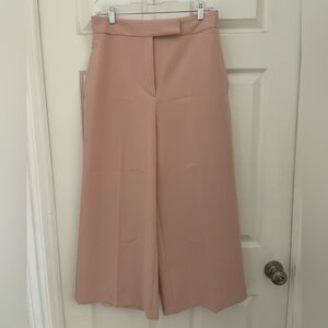 Zara Blush Pink Wide Leg Culotte Pants | High Waist | Size M